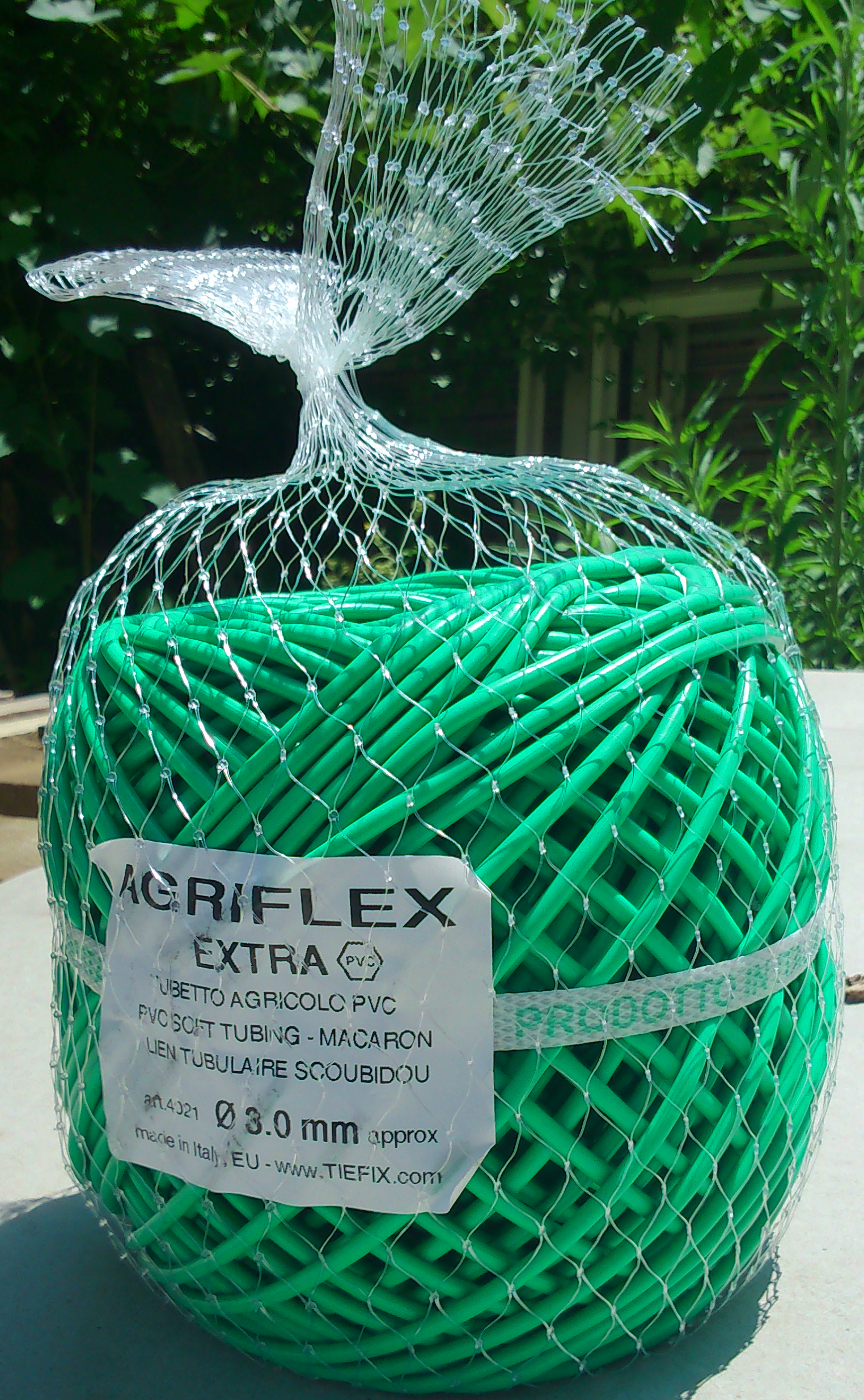 AGRIFLEX tubetto PVC - gomitolo in rete